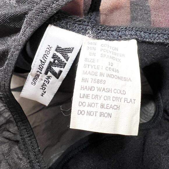 Vintage Yaz Wear Newport News Black Sheer Bodysuit Small - Picture 12 of 14